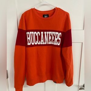 Men Tampa Bay Buccaneers '47 Orge Interstate Throwback Sweatshirt Crewneck Sz M